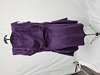 Royal Purple Vest w/Elastic Waist Cinch