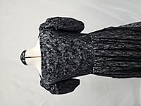 18th Century Black Lace Overdress