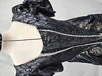 18th Century Black Lace Overdress 18th Century Black Lace Overdress