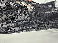 18th Century Black Lace Overdress 18th Century Black Lace Overdress