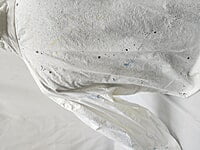 White Shirt w/Paint Spatter Distressing White Shirt w/Paint Spatter Distressing