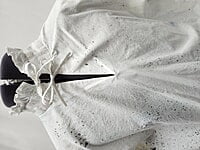 White Shirt w/Paint Spatter Distressing White Shirt w/Paint Spatter Distressing