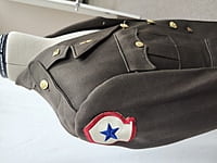 Brown Jacket w/patches