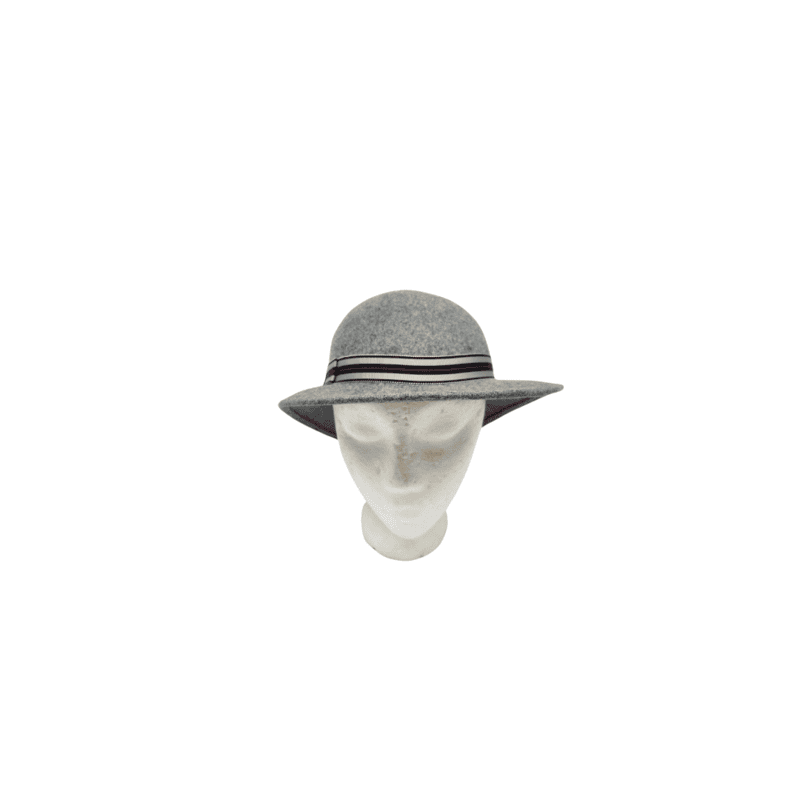 Women's Grey Hat w/shaped brim