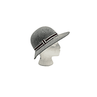 Women's Grey Hat w/shaped brim