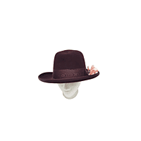 Women's Burgundy Hat w/Brim