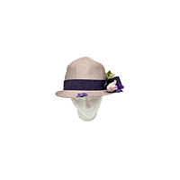 Light Pink Hat w/flowers