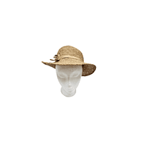 Straw Hat w/shaped brim