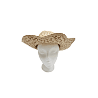 Wavy Brimmed Straw Hat