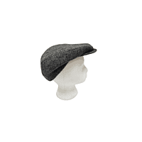 Dark Grey Flat Cap