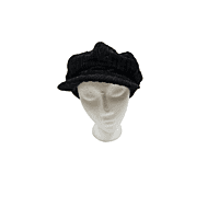 Black Corduroy Hat