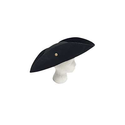 Black Tricorn Hat