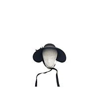 Black Bonnet w/Flowers