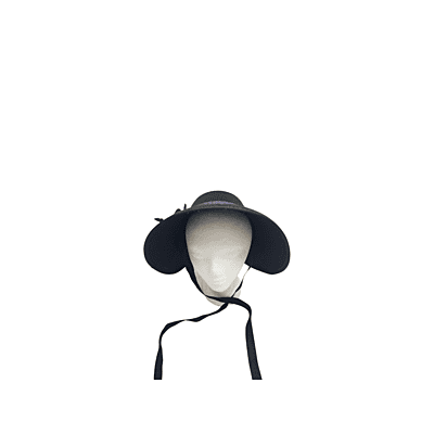 Black Bonnet w/Flowers