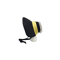 Black Bonnet w/Yellow Ribbon