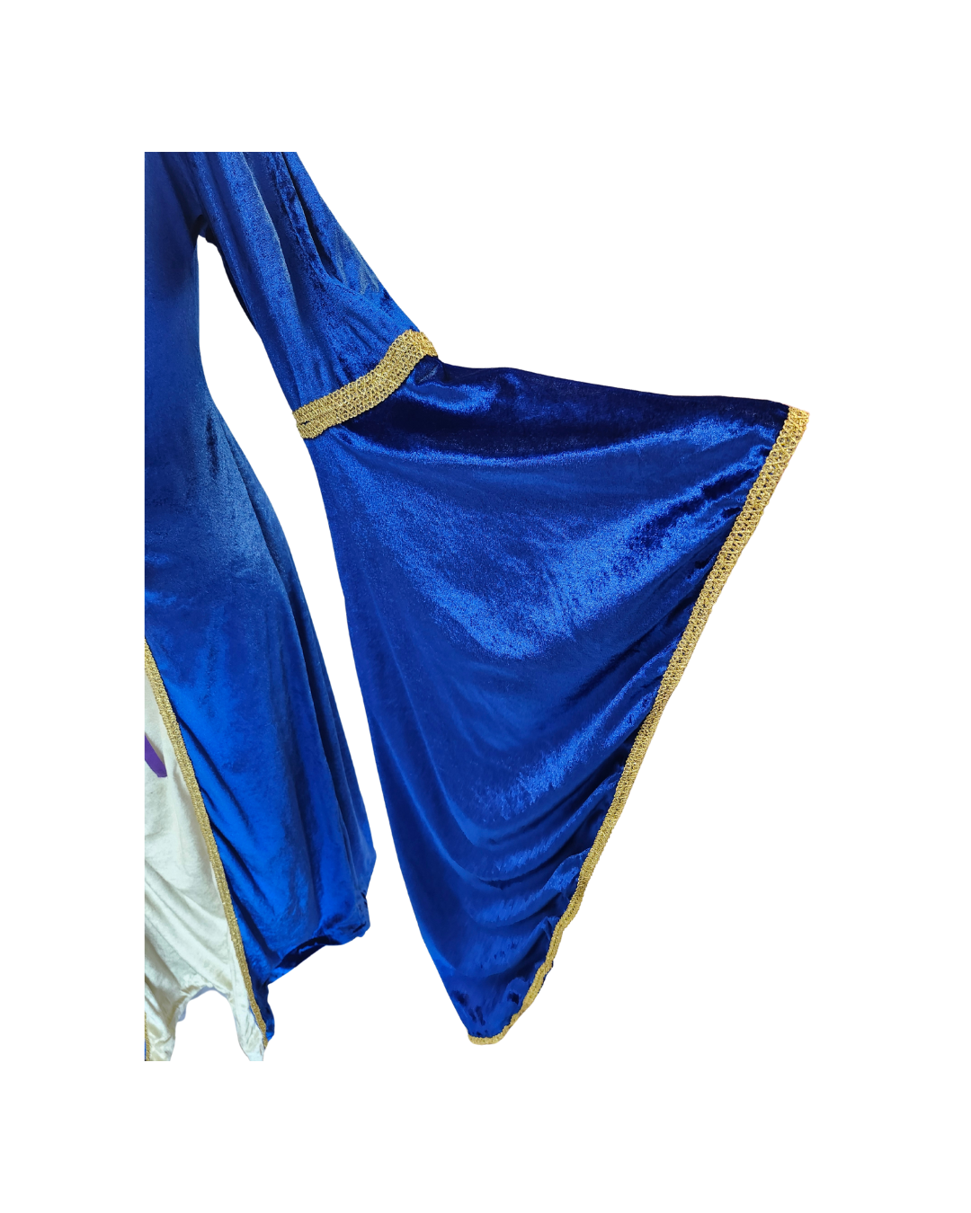 Blue Velveteen Dress w/Bell Sleeves Blue Velveteen Dress w/Bell Sleeves