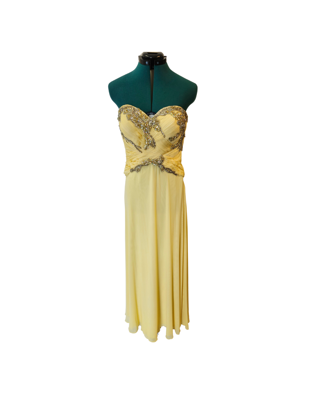 Pale Yellow Prom Dress
