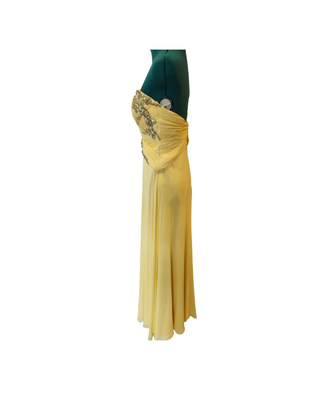 Pale Yellow Prom Dress