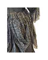 Starry Black 18th Century Gown Starry Black 18th Century Gown
