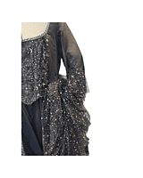 Starry Black 18th Century Gown Starry Black 18th Century Gown
