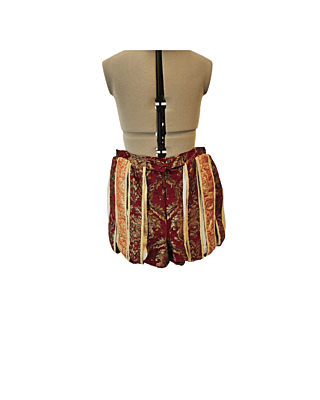 Red and Gold Pumpkin Pants
