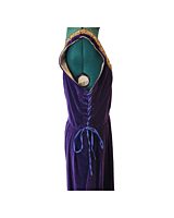 Purple Velvet Medieval Dress