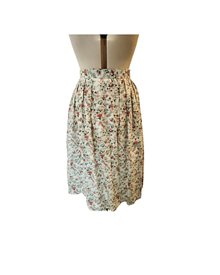 Multicolor Floral Print Skirt