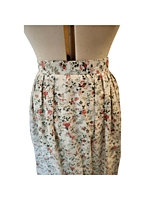 Multicolor Floral Print Skirt