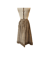 Tan Patterned Skirt