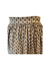 Tan Patterned Skirt