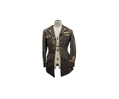 Brown Jacket w/patches