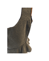 Grey Overbust Corset w/Peplum