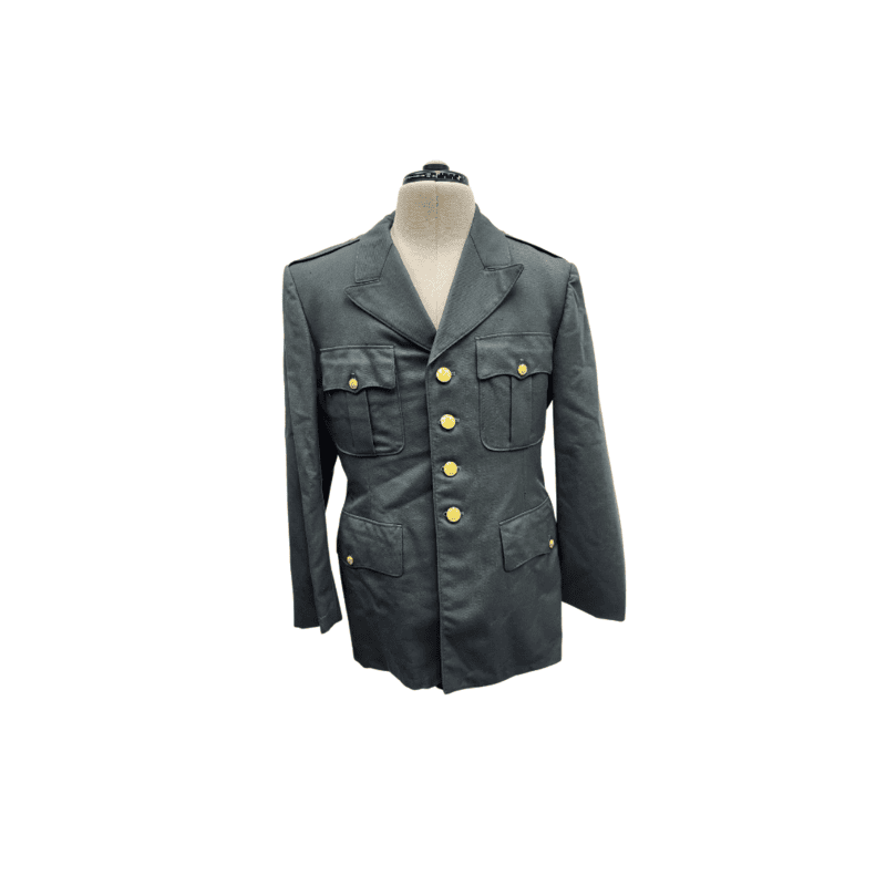 Green Army Jacket with sleeve patch