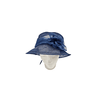 Navy Spiral Hat w/Brim