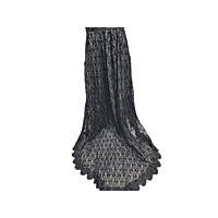 18th Century Black Lace Overdress