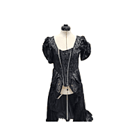 18th Century Black Lace Overdress 18th Century Black Lace Overdress