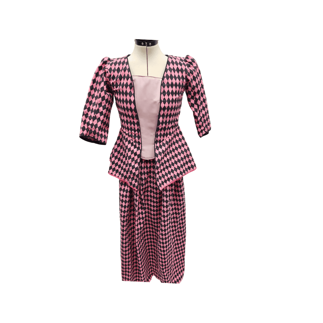 18th Century Harlequin Dress Set 18th Century Harlequin Dress Set