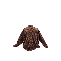 Burgundy Shirt w/Blue Flowers Burgundy Shirt w/Blue Flowers