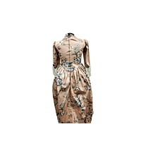18th Century Pink Floral Overdress 18th Century Pink Floral Overdress
