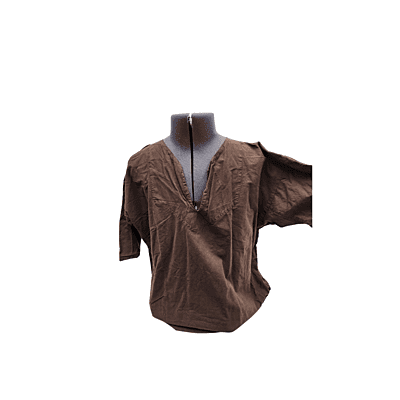 Brown Cotton Shirt