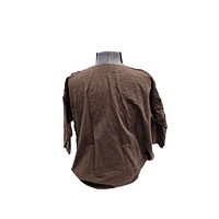 Brown Cotton Shirt